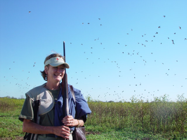 Dove hunting in Argentina.